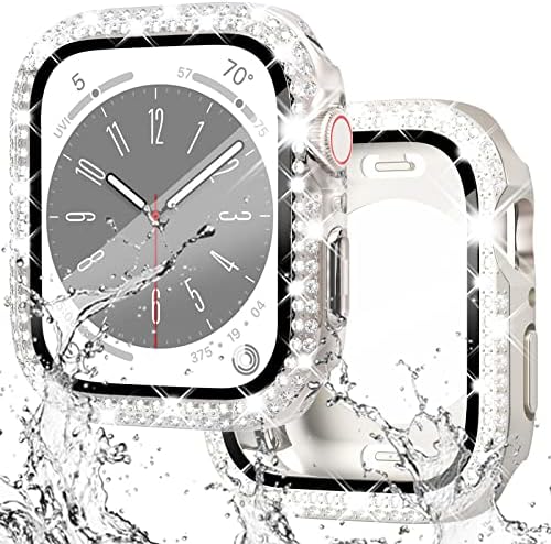חבילה של WINGLE 2 לסדרת כיסויי Apple Watch SES 6 5 4 4 40 ממ מגן מסך, [2 ב ​​1] אטום למים IWatch PC HARD